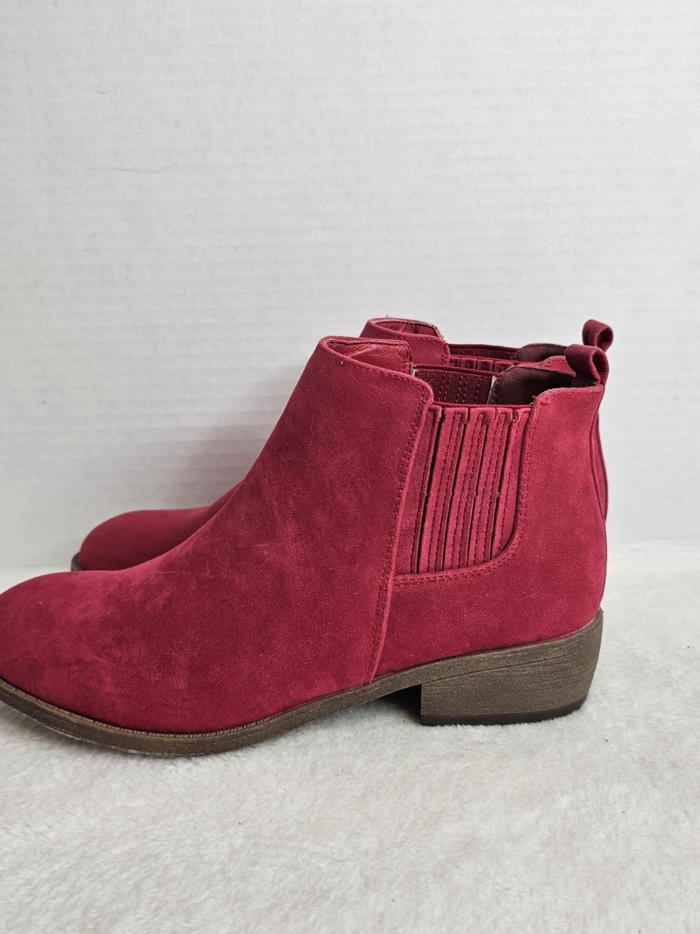 🖤JG Ramsey Women’s Red Ankle Boots Size 9 - Picture 10 of 14